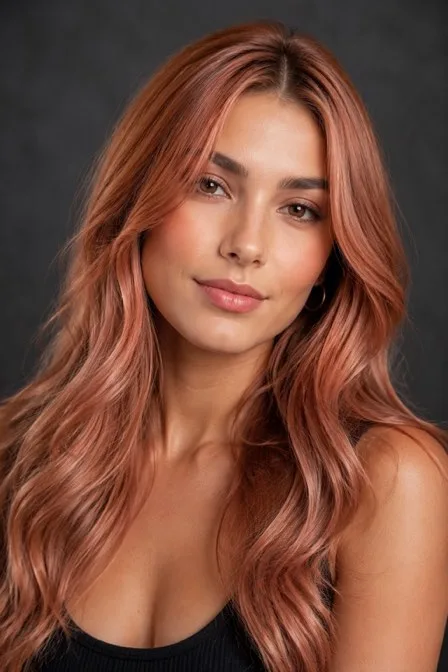 Rose Gold hair