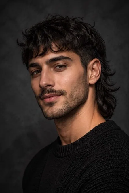 Modern mullet HairChanger preview